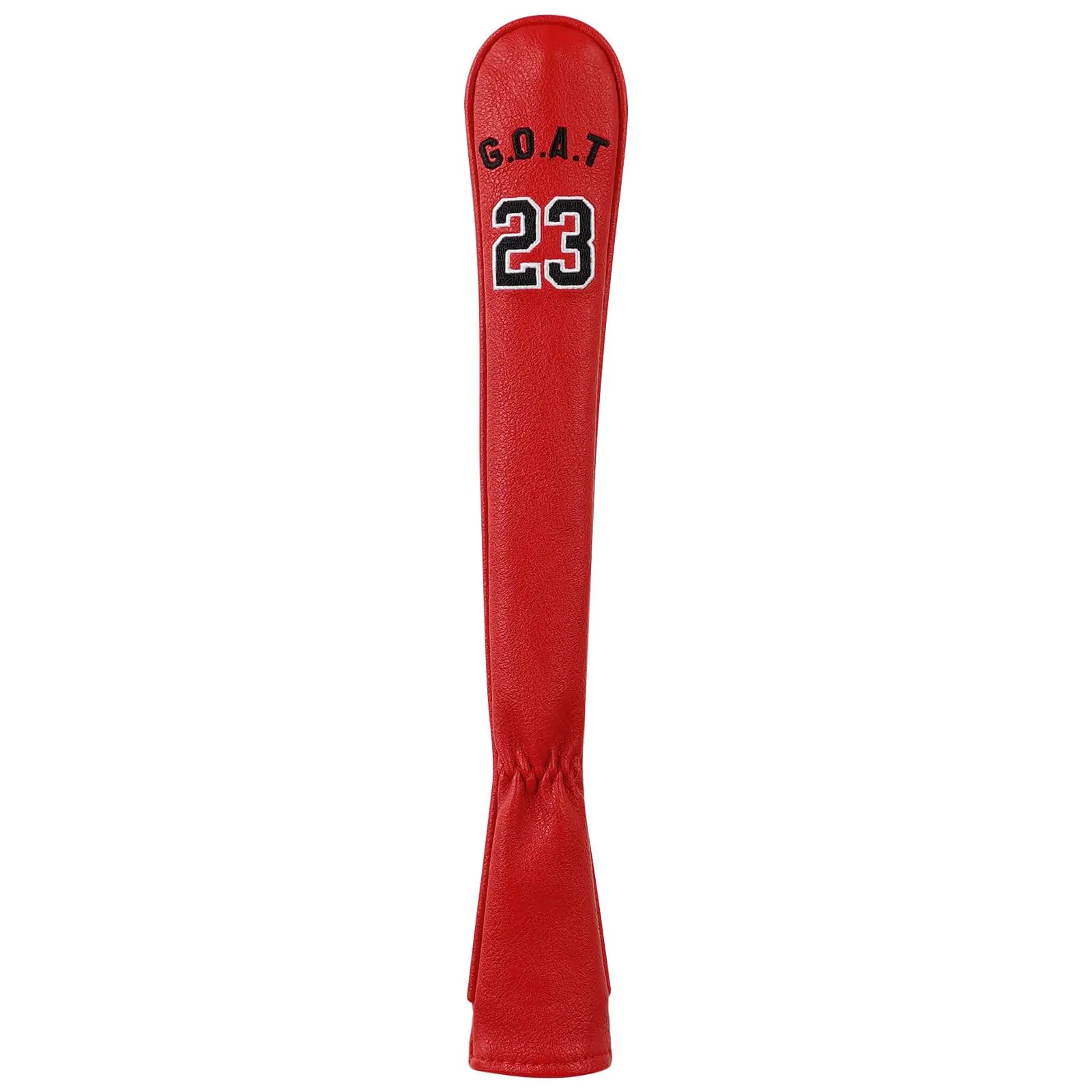 Golf Headcovers Red No.23 Golf Head Covers 460cc Driver Head Covers for Golf Clubs Jersey Golf Headcovers Fairway Woods and Hybrid Fit Taylormade Callaway W/ # Tags (Golf Alignment Stick Cover)