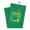 Masters Tournament Golf Towel with Carabiner Microfiber Golf Towels for Golf Bags Funny Golf Gifts for Men Women
