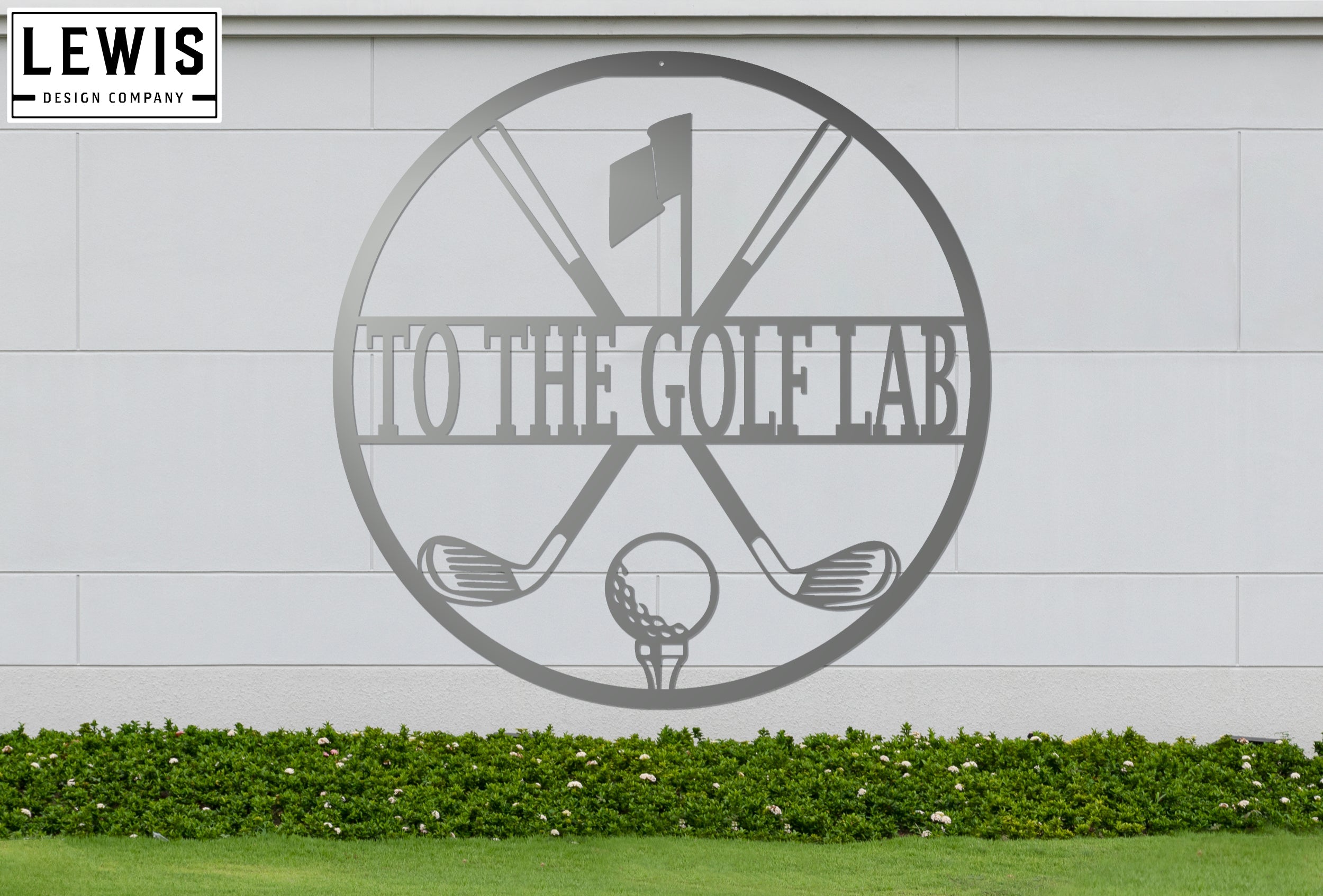 Personalized Golf Monogram Sign