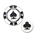 PINMEI Golf Ball Marker Golf Poker Chips Gifts Sets (Black)