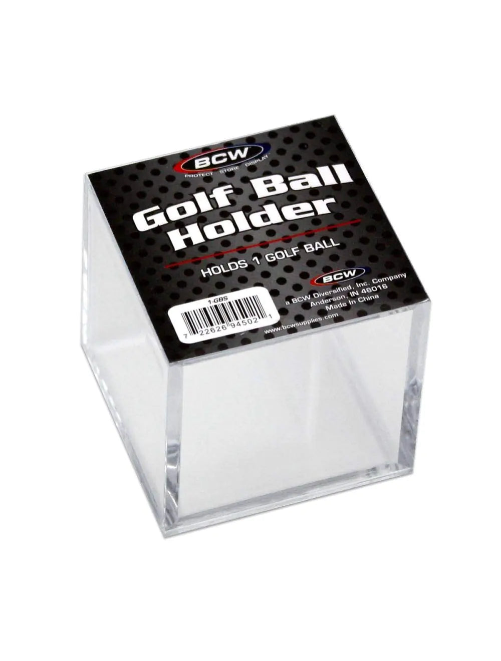 BCW Golf Ball Display Case | Clear Polystyrene Shell Golf Ball Display | Two-Piece Compact Design | Display Case for Your Collectible Golf Ball | Golf Ball Holder