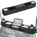 PGmoon Golf Cart Inner Storage Tray No-Drilling Golf Cart Front Storage Basket Compatible with EZGO Drive Club Car Kandi Golf Cart Golf Cart Tray Organizer with Cooling Compartment (Patent Design)