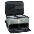 GreenHaven Golf Trunk Organizer Waterproof Car Golf Shoes Bag with Separate Ventilated Compartments Large Golf Storage Box for Shoes Golf Balls Tees Clothes Gloves Accessories Golf Gift for Men(Grey)