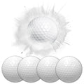 Golf Ball Prank Exploding Golf Balls 4 Pack Gag Golf Ball Gift Funny Golf Accessories Golf Bag Accessories Exploding Prank Golf Balls 4 Pack Joke Golf Ball Fun for Men and Women