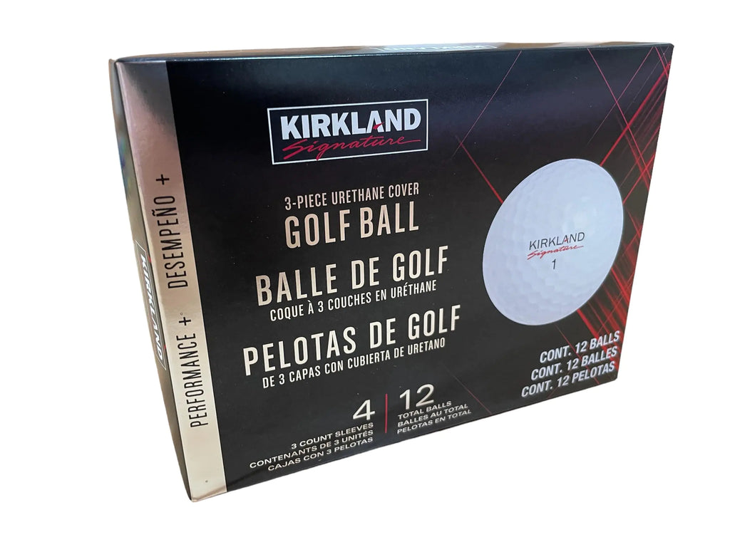 Kirkland Signature Golf Balls 3-Piece Urethane Cover 12 Golf Balls