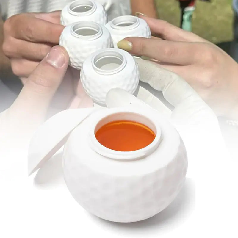 Golf Ball Shaped Shot Glass