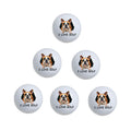 RBRSLALA Funny Golf Balls Golf Balls for Men Golf Balls 6 Pack Colored Golf Balls Cool Golf Balls Novelty Golf Balls Cheap Golf Balls Trick Golf Balls (Bulldog Ball)
