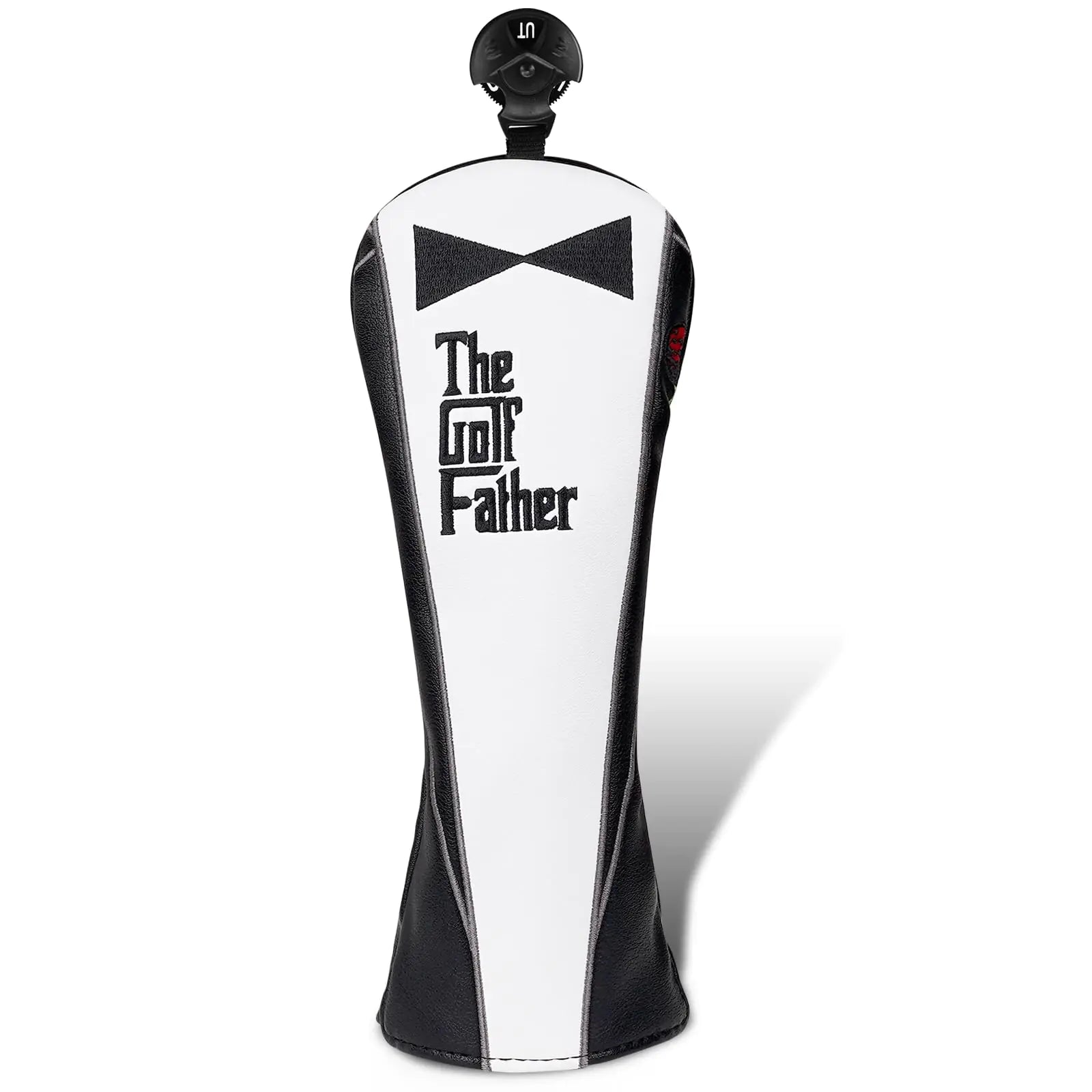 Golf Headcovers Black Golf Father Golf Head Covers Hybrid Head Covers for Golf Clubs Golf Headcovers Fairway Woods and Hybrid Fit Taylormade Callaway W/ # Tags (Hybrid Headcover)