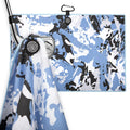 Golf Towels Funny Style Magnetic Golf Towel with Carabiner - Microfiber Golf Towel Magnet - Strengthen Magnet Golf Towels Hold to Golf Clubs Carts Golf Gifts for Men Golfer (Light Blue Camo)