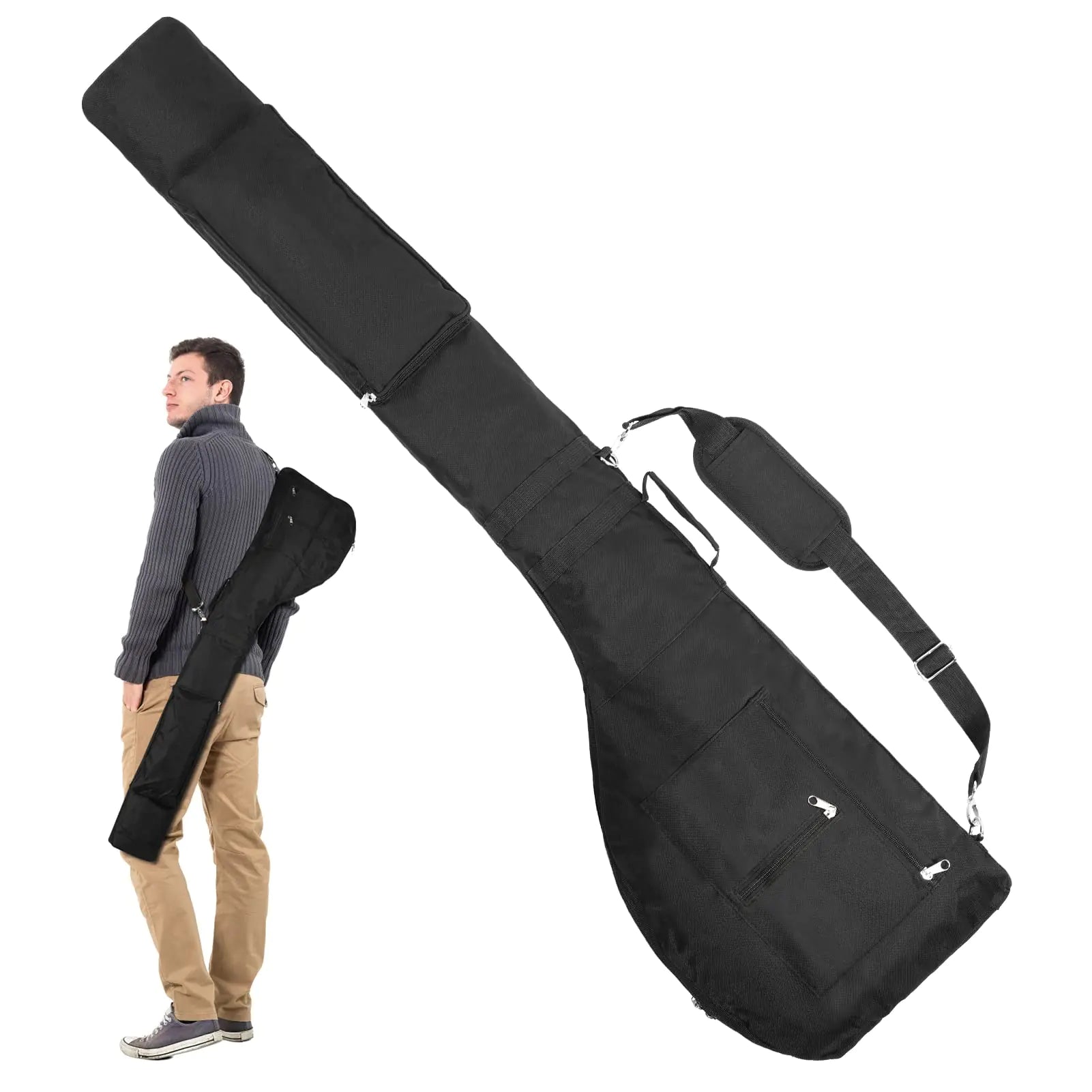 Number-one Golf Club Bag Portable Foldable Golf Club Travel Bag for 8-10 Golf Clubs Waterproof Mini Carry Golf Bags for Women Men